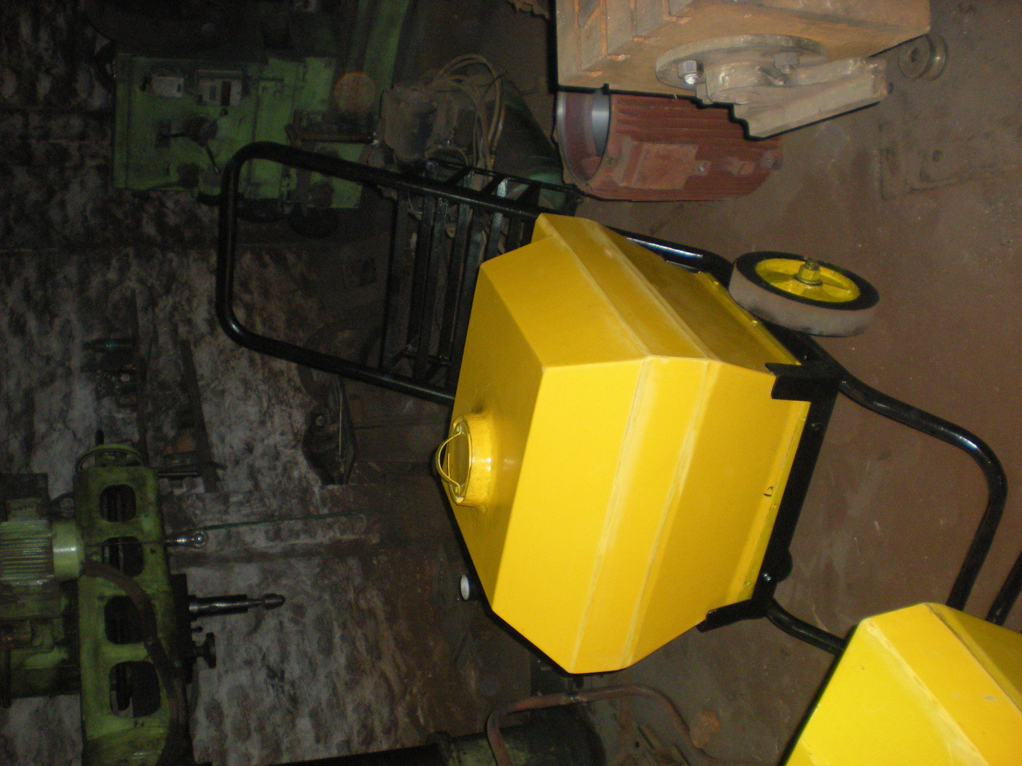Mobile Foam Unit - 150 Litre, Yellow, 1500mm X 1200mm X 1500mm | Aluminium Inductor, 15 Meter Hose, 2 Solid Wheels, 1 Year Warranty