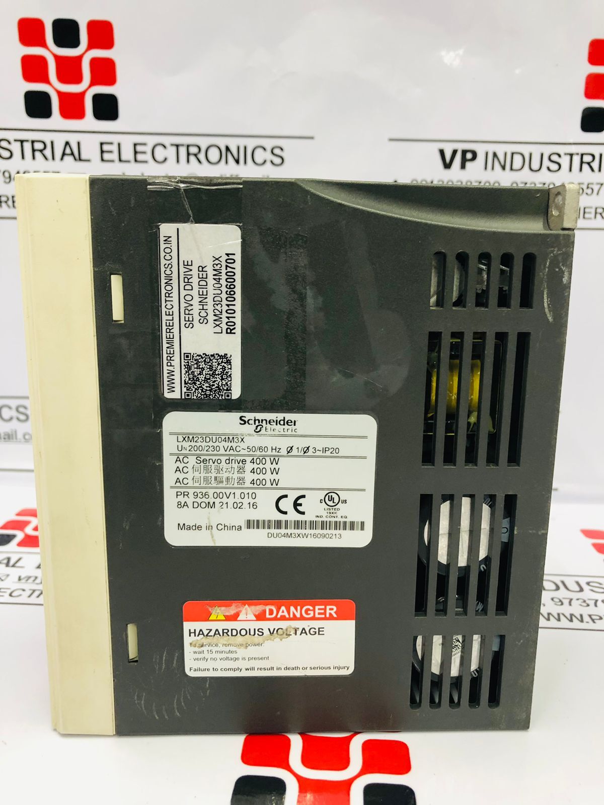 Schneider Servo Drive Lxm23duo4m3x 400watt 200volt - Application: Industrial