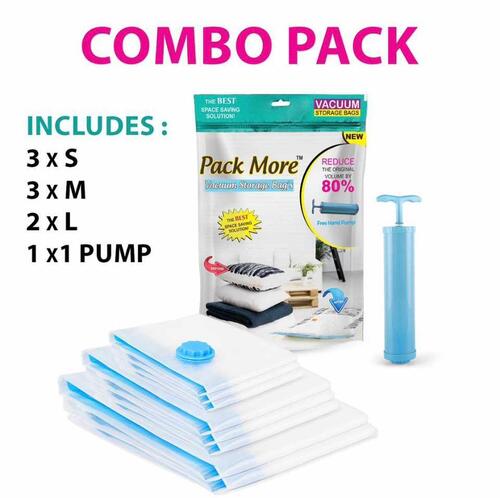 vacuum storage bags combo pack-8pcs