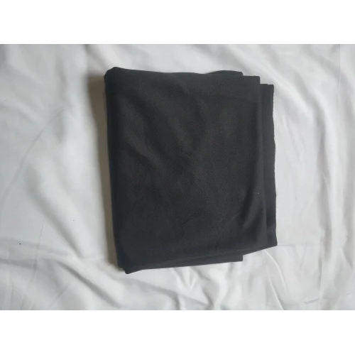 Nirmal Knit Fabric - 100% Polyester, Smooth Black Texture | Washable, Quick Dry, Light Weight for All Seasons