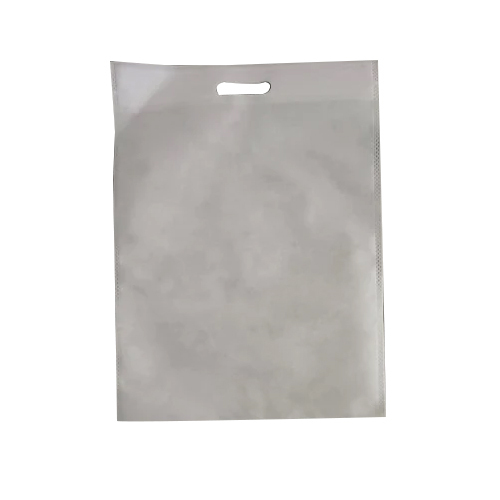 White D Cut Non Woven Bag - Bag Size: Different Available