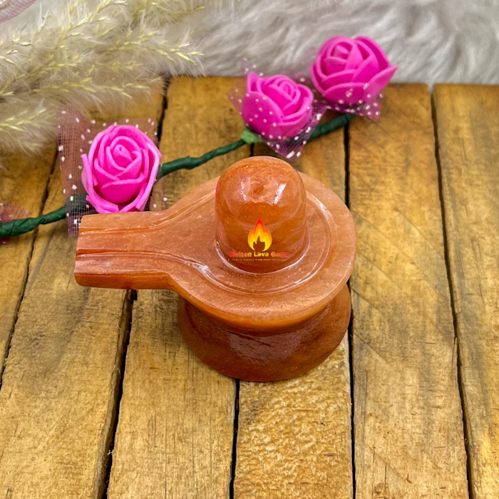 Easy To Clean Red Aventurine Shivling For Home Decoration