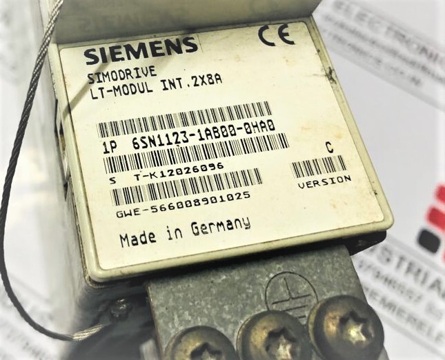 Servo Drive Siemens Simodrive 2 X 8a 415v 6sn1123-1ab00-0ha0 - Application: Industrial