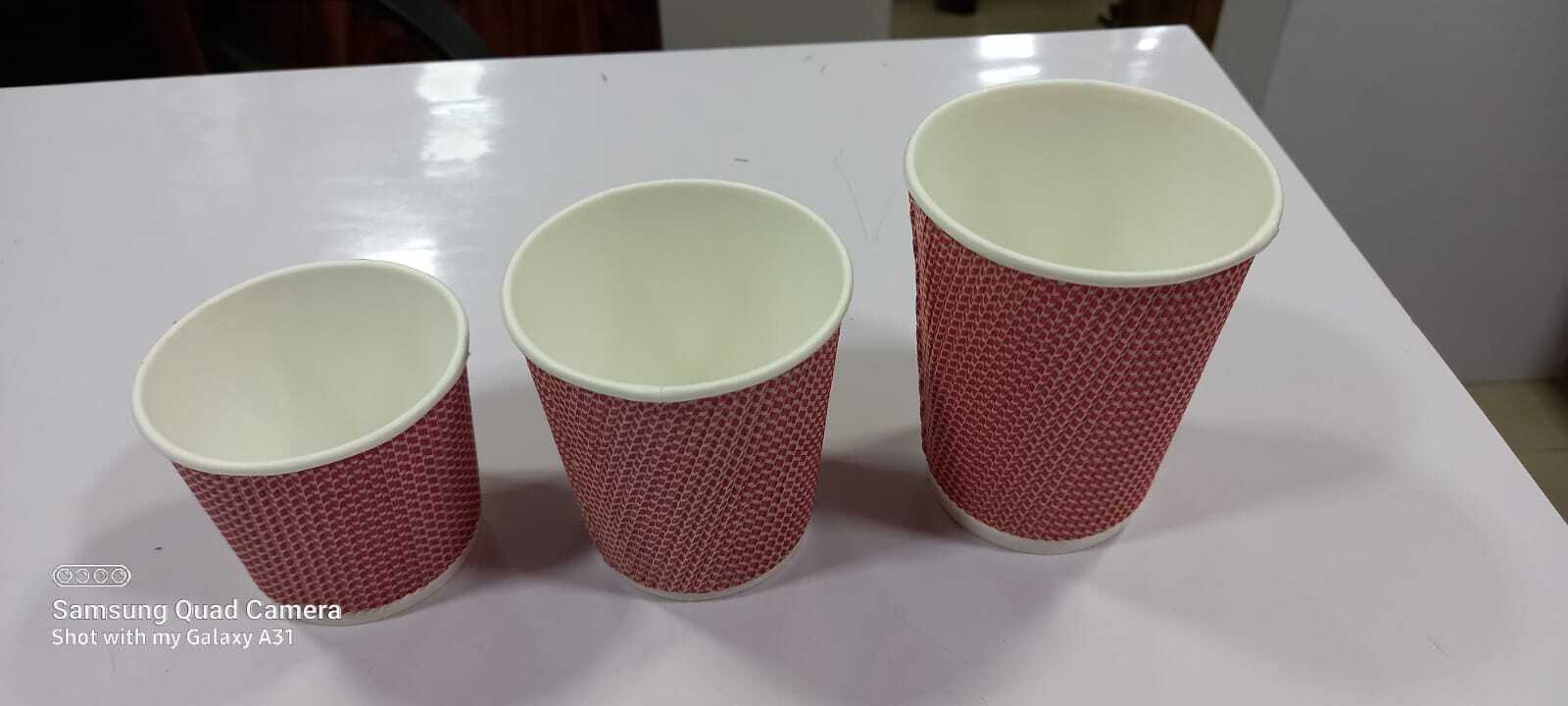 Multicolor 200 Ml Ripple Paper Cup