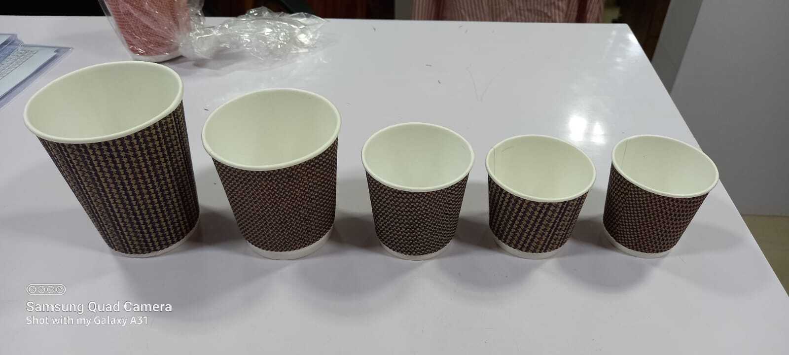 High Quality 250 Ml Ripple Paper Cup