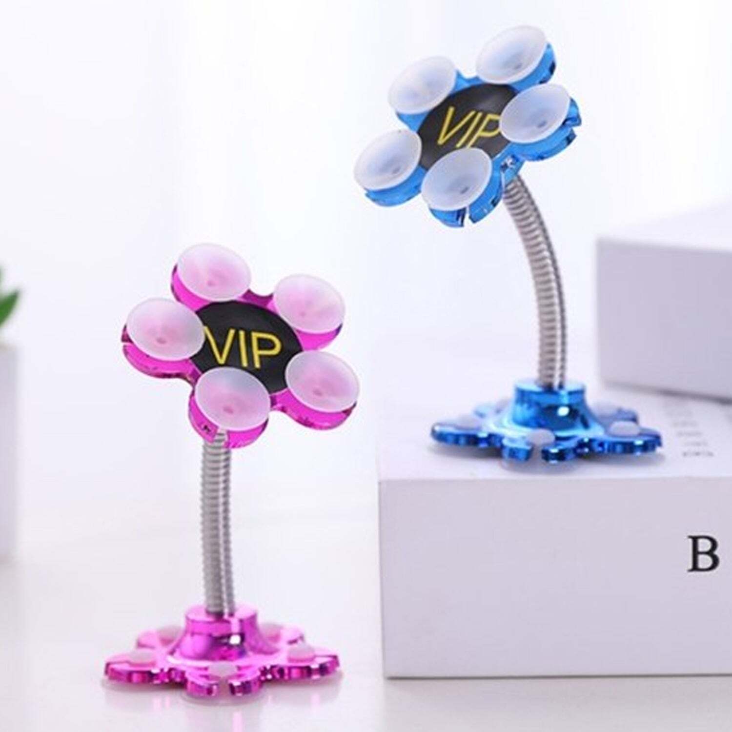 Phone Holder 360â° Rotatable Phone Stand Multi-function Double-sided Suction Cup Mobile Phone Holder - Multi/assorted Color , Compact Design For Versatile Use