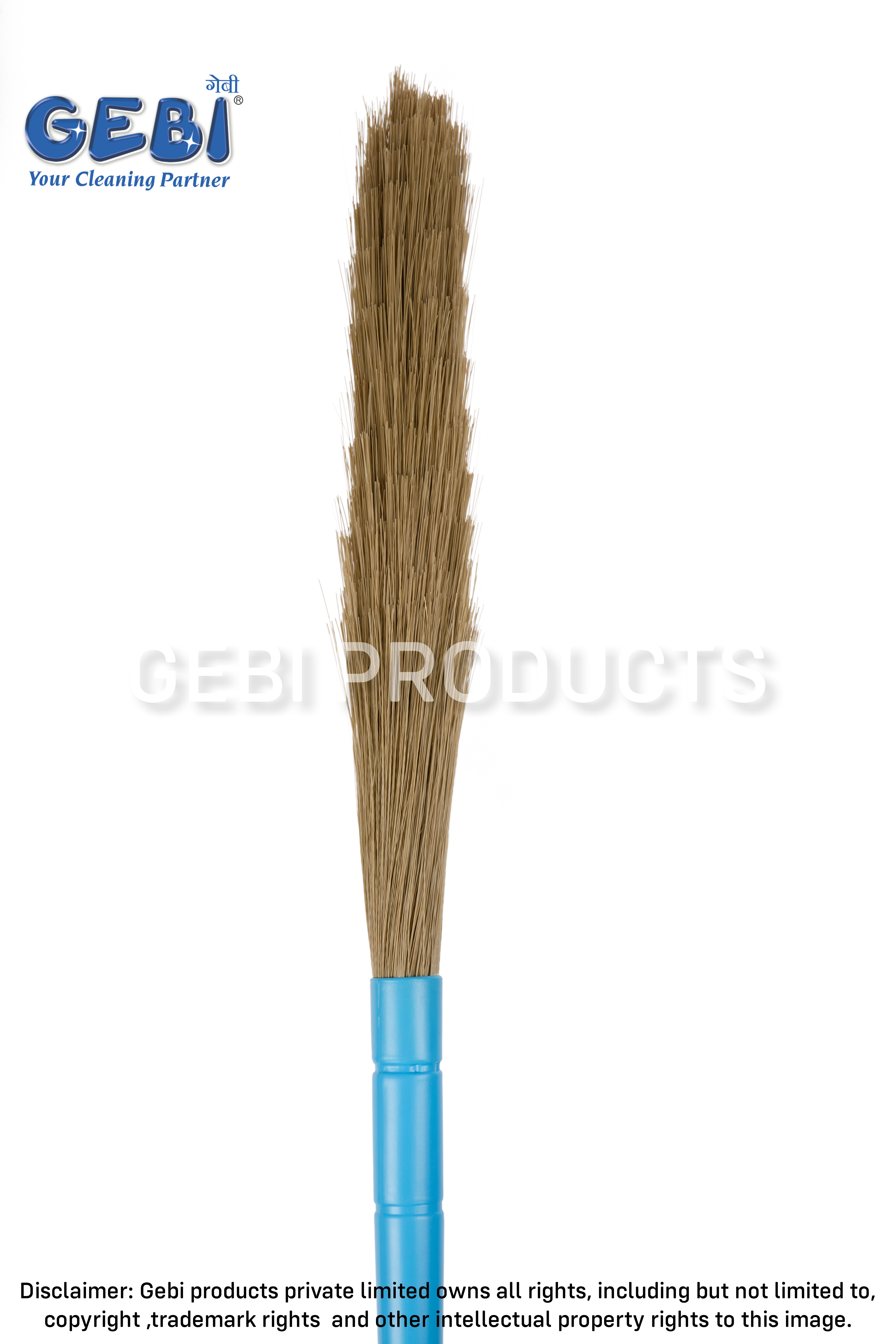 Plastic Handle Dust Free Broom Xl - Pp Virgin Material, Extra Long Handle For Easy Cleaning, Durable And Washable | Zero Bhusa, Comfortable Grip, Provision For Hanging