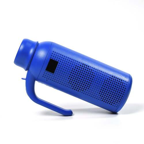 Smart Bluetooth Speaker With Torch Light - Plastic Body, Blue Color | Wireless Bluetooth Speaker With Night Flash Light Feature