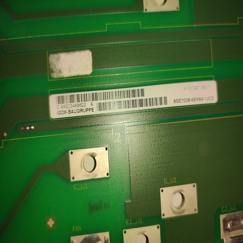 Siemens 6se7038-6ek84-1jc2 Inverter Control Module