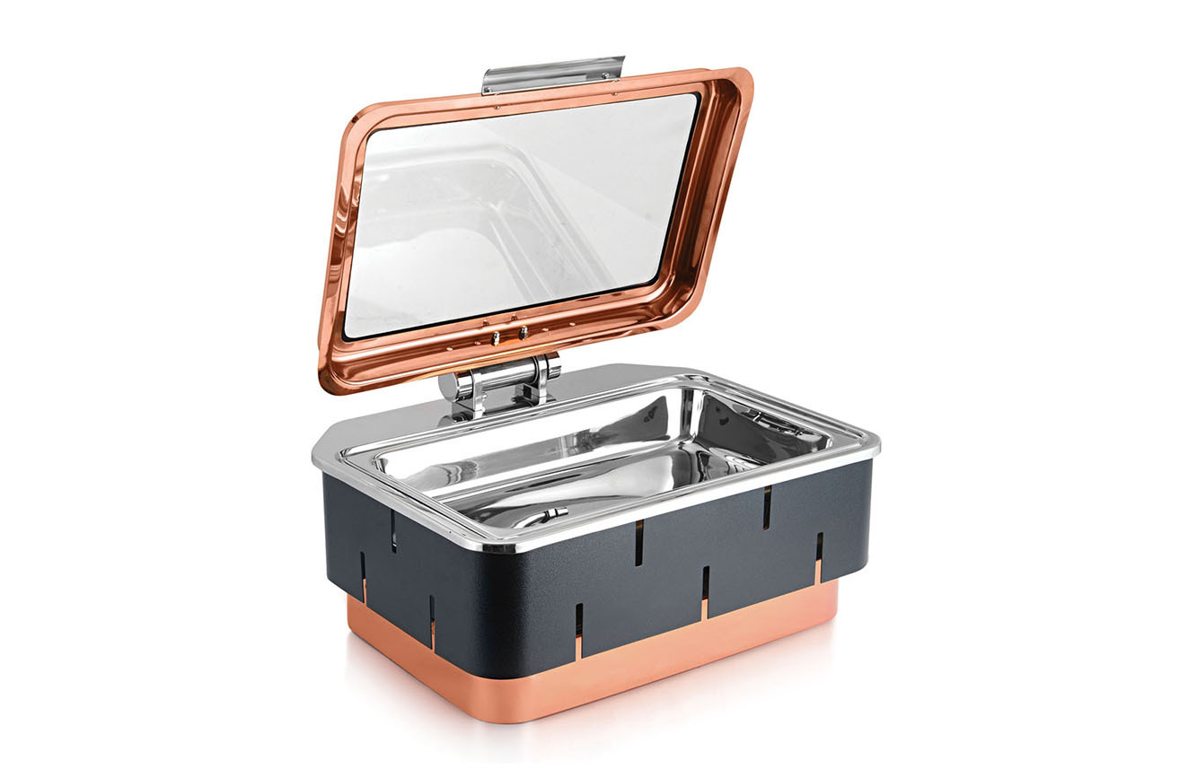 Chafing Dish Buffet Set Professional Chaffing Server Set Warranty: Yes