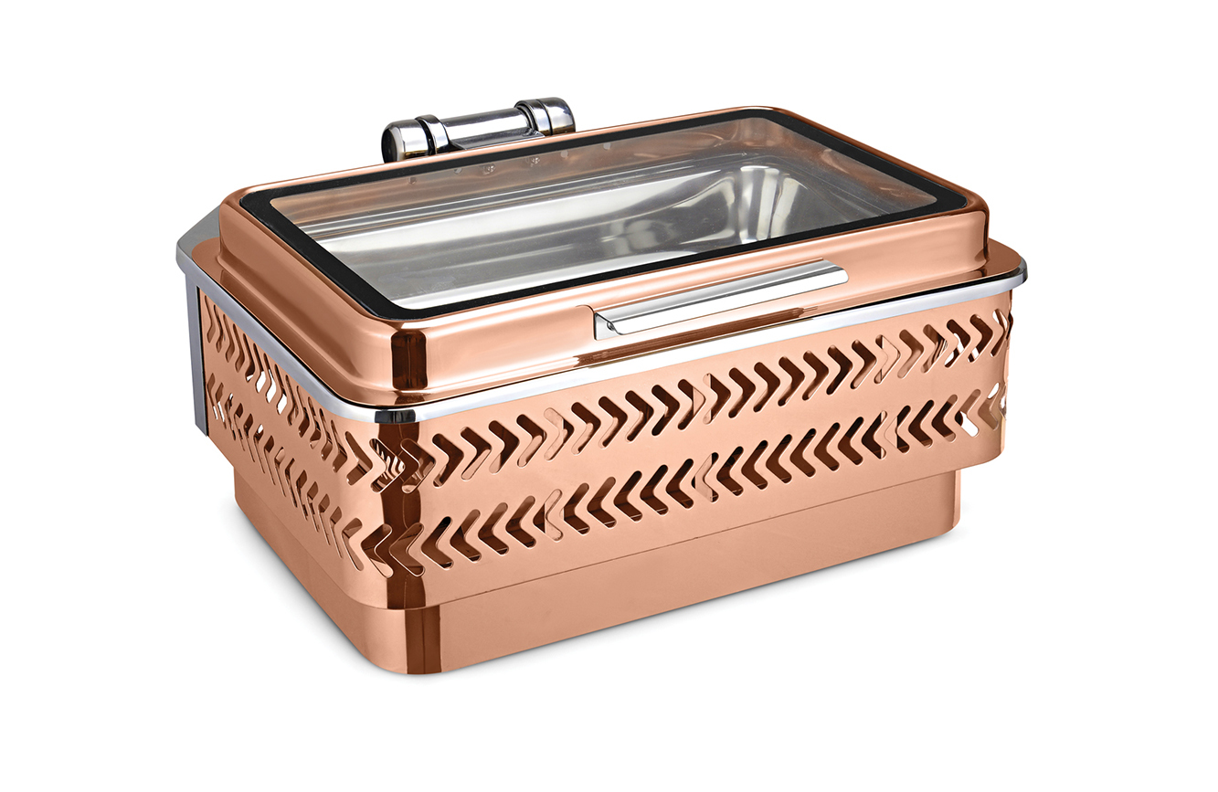 Chafing Dish Buffet Set Professional Chaffing Server Set Warranty: Yes