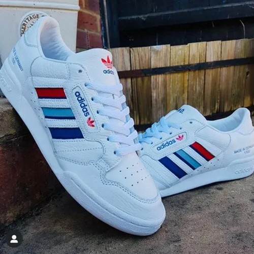 White Adidas Continental 80 Sports Shoes at Best Price in New Delhi | Kalka  Traders
