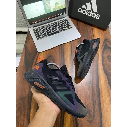 Rubber Adidas Cloudfoam Black Shoes at Best Price in New Delhi | Kalka  Traders