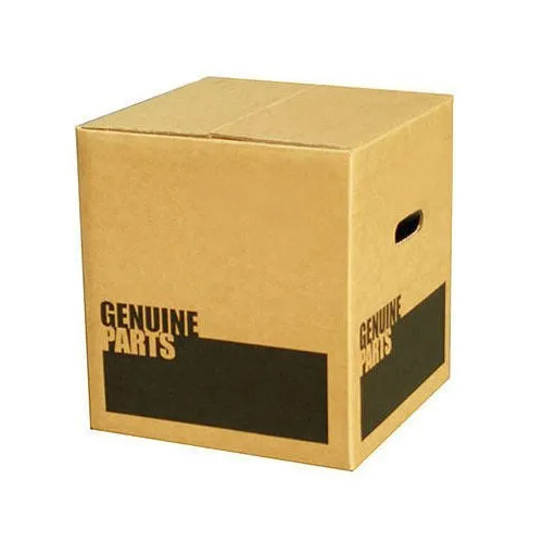 16x14x10 Inch Single Printed Corrugated Box - Corrugated Kraft Paper, Brown Matte Finish | Custom Size, Embossed Design, Durable Packaging Solution