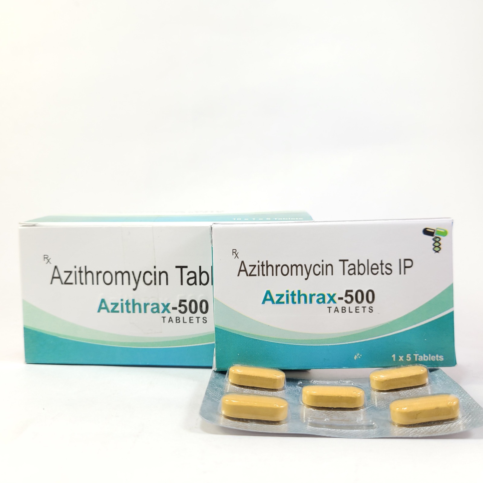 Azithrax - 500mg | Effective Against Bacterial Infections Of Ears, Lungs, Sinuses, Skin, Throat, And Reproductive Organs
