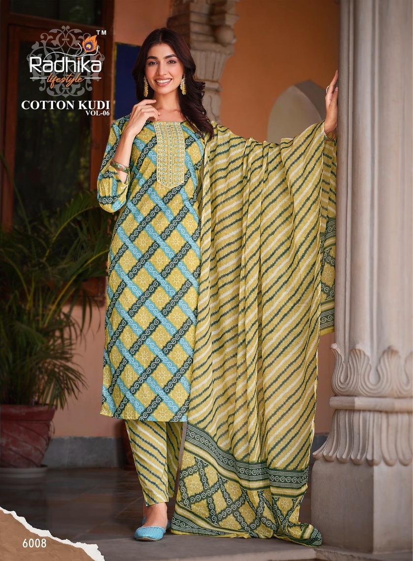 As Shown In The Catalog Cotton Kurti With Pant And Dupatta