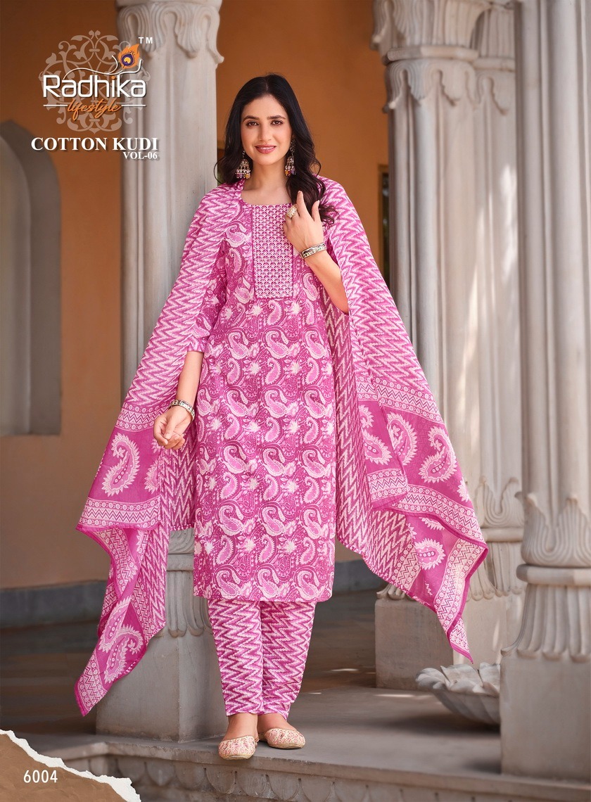 As Shown In The Catalog Cotton Kurti With Pant And Dupatta