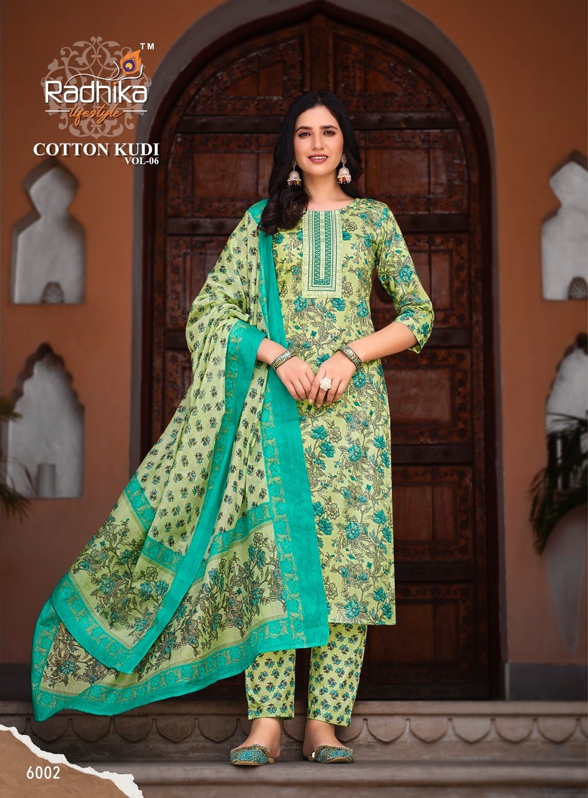As Shown In The Catalog Cotton Kurti With Pant And Dupatta