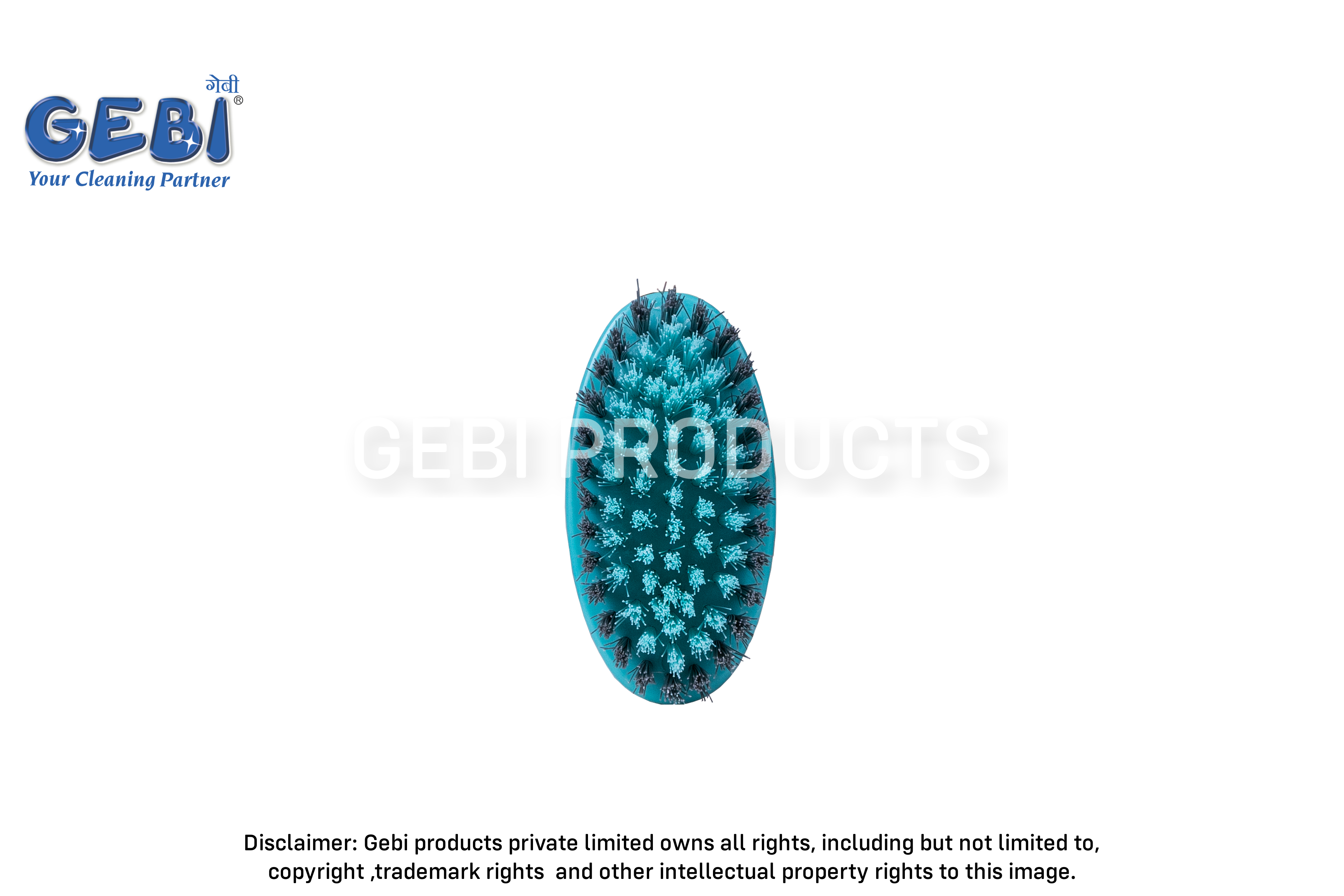 Tile Brush Hard - Pp Virgin Material, Compact Design | Ergonomic Comfort Grip, Durable Body, Flexible Bristles, Tough On Stains