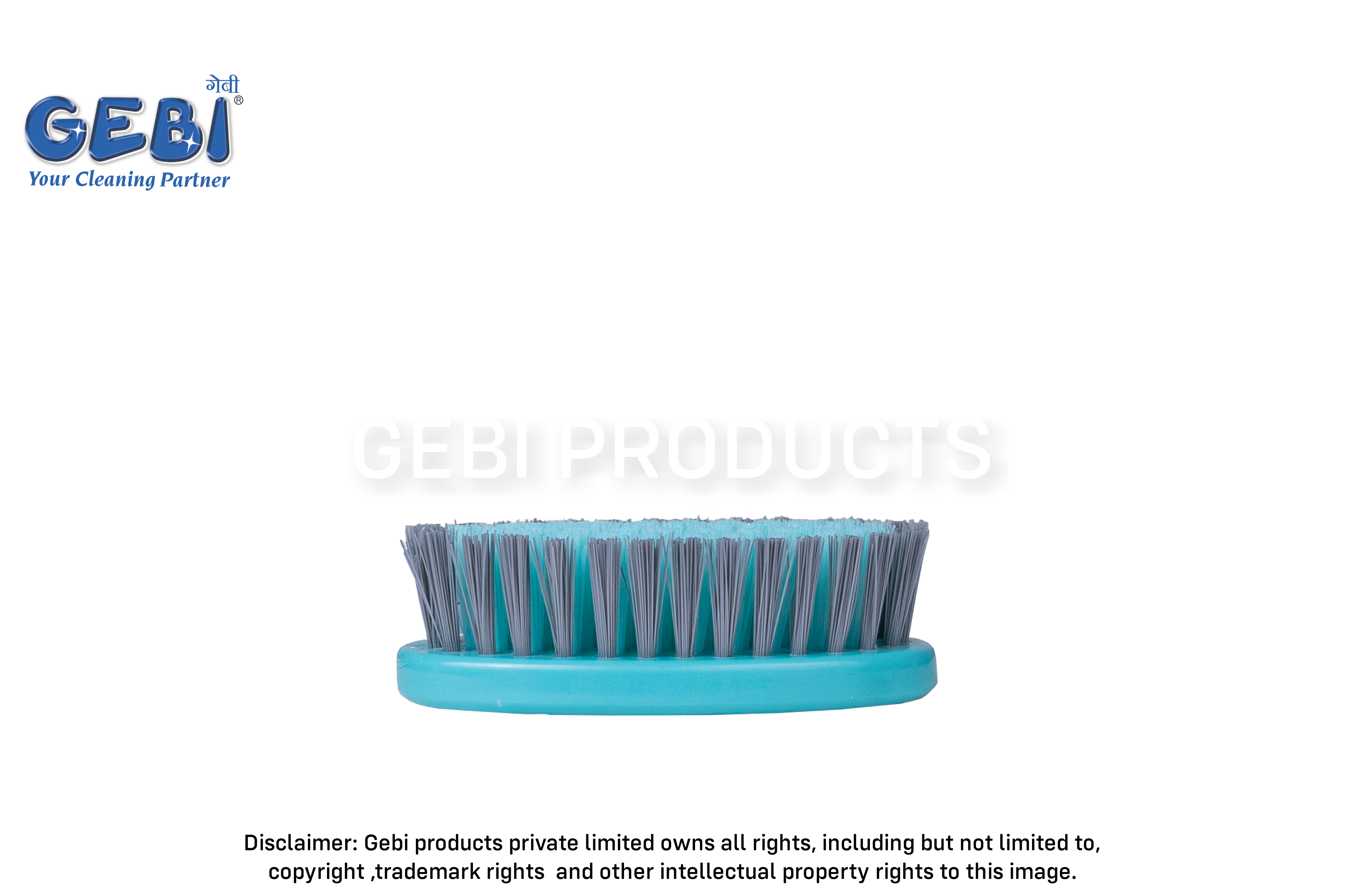 Tile Brush Hard - Pp Virgin Material, Compact Design | Ergonomic Comfort Grip, Durable Body, Flexible Bristles, Tough On Stains
