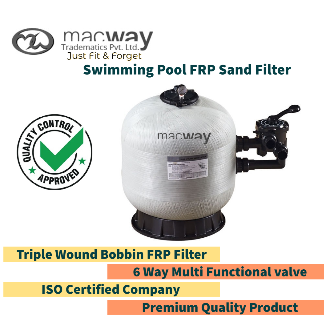 Green / Blue / Grey Swimming Pool Filter And Pump System