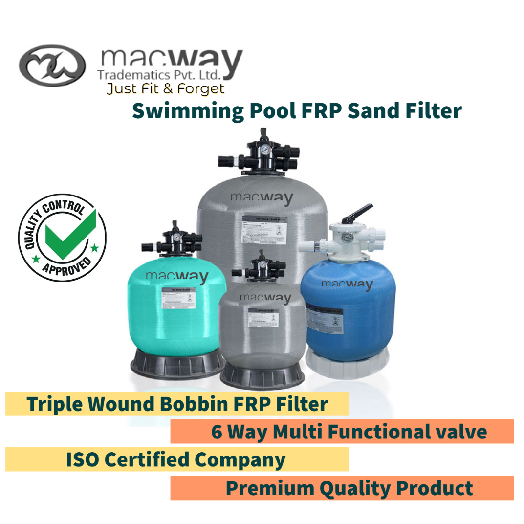 Green / Blue / Grey Swimming Pool Filter And Pump System