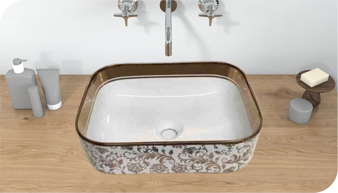 Wash Basin Installation Type: Above Counter