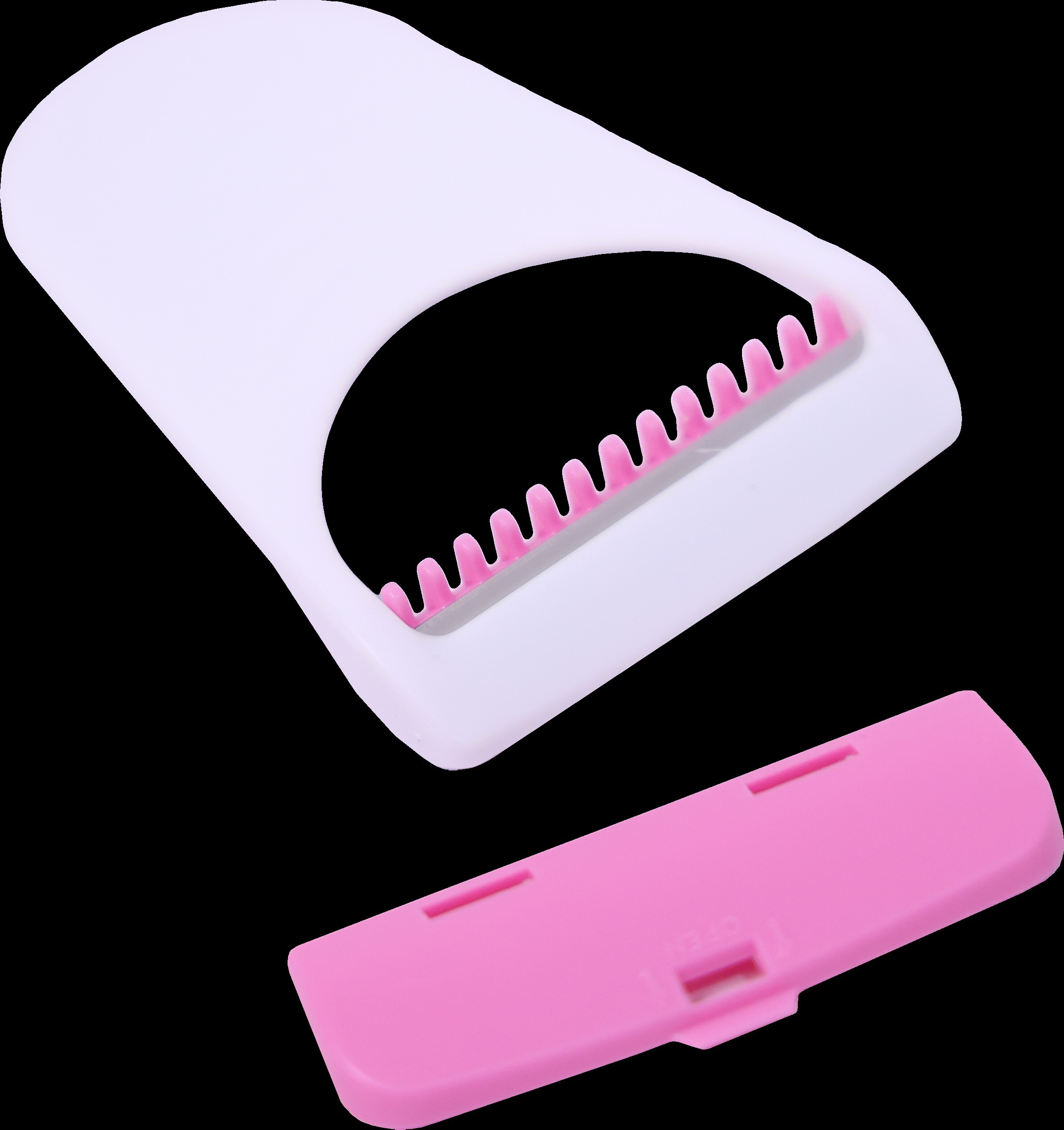 1.pink & White 2.blue & White Prep Razor