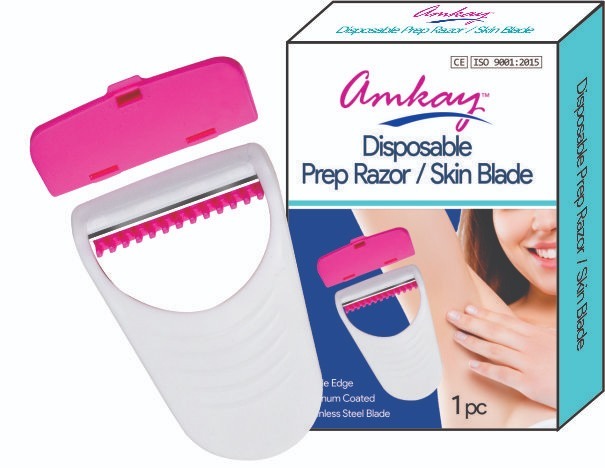 1.pink & White 2.blue & White Prep Razor