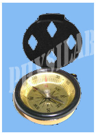 Black And Golden Physics Compass