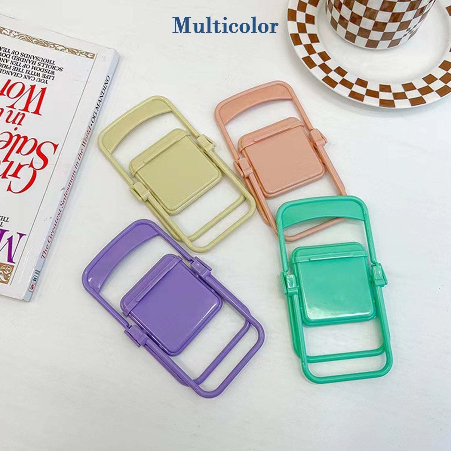1 Pc Chair Mobile Stand Used In All Kinds Of Household And Official Purposes As A Stand And Holder For Mobiles And Smartphones Etc (4797) Body Material: Plastic
