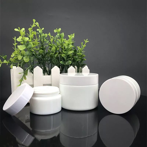 सफेद पोर्सिलेन सिरेमिक ग्लास जार