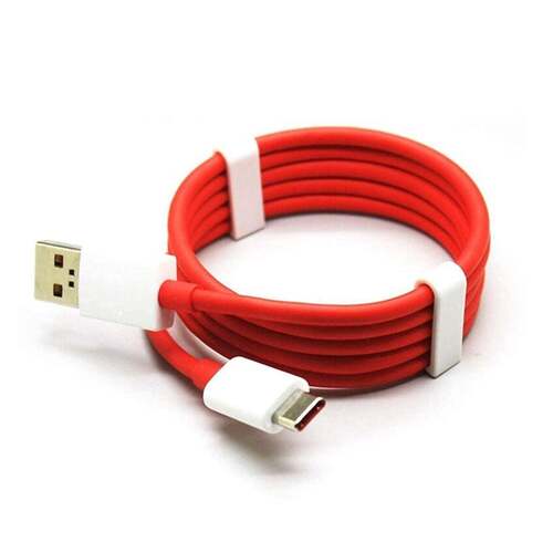 लाल यूनिक टाइप C डैश चार्जिंग Usb डेटा केबल फास्ट चार्जिंग केबल सभी C टाइप मोबाइल उपयोग के लिए 1 मीटर (लाल) (6036)