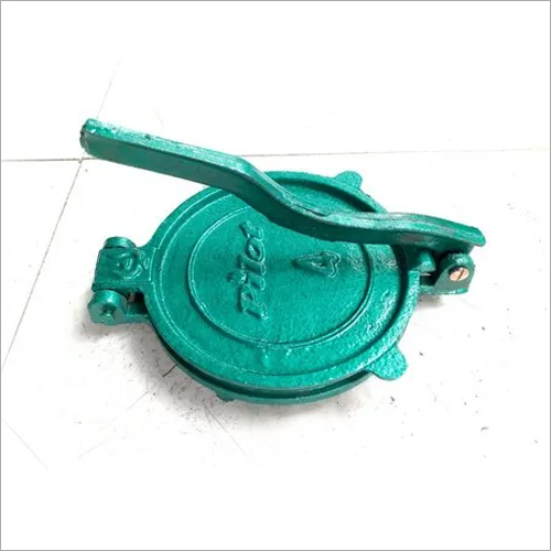 Cast Iron Puri Press Machine - Color: Green