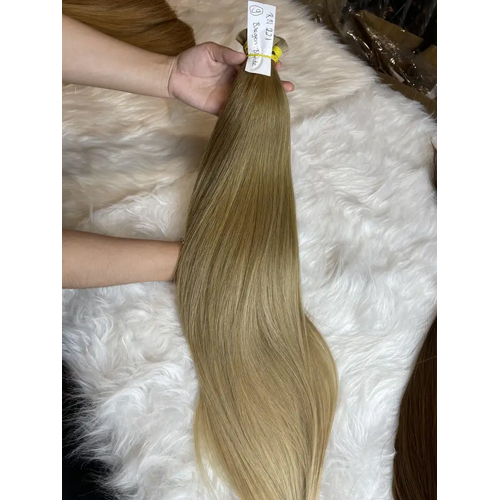 Available All Colors Vietnamese Euroupe Soft Raw Double Drawn Bulk Hair Extensions