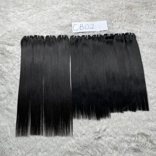 Available All Colors Soft Smooth Raw Double Drawn Vietnamese Hair Extensions