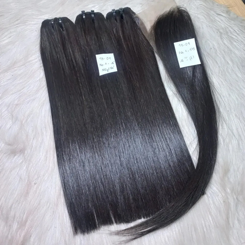 Available All Colors Soft Smooth Raw Double Drawn Vietnamese Hair Extensions