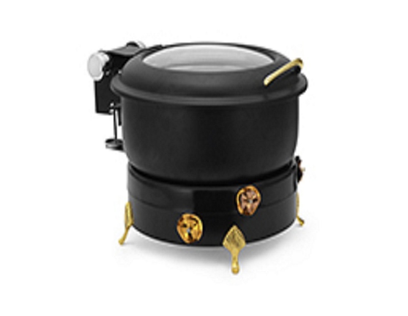 Luxury Golden And Black Chafing Dishes Buffet Server