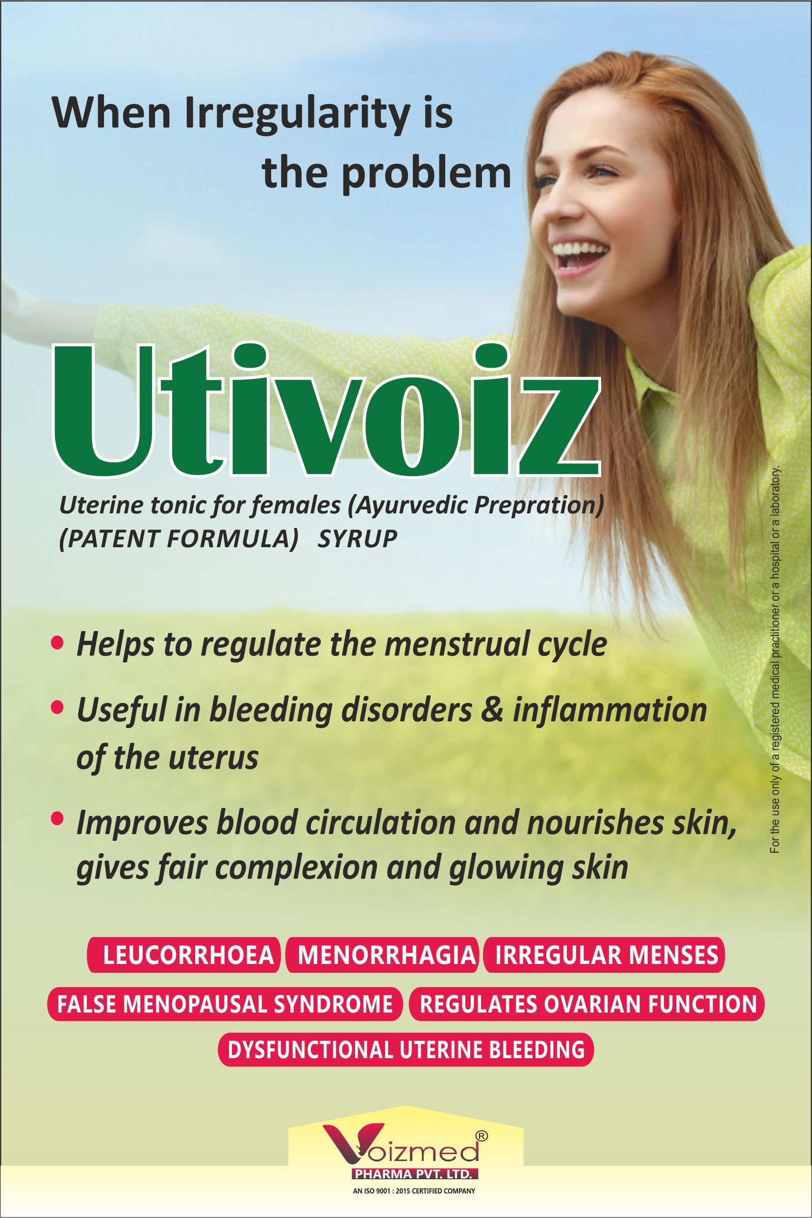 Uterine Tonic For Females - 200 Ml Liquid Syrup | Effective Uterine Health Solution, Prescribed For Gynaecological Issues, Allopathic Medicine