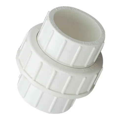 Upvc Plain Union - White, Round Shape, 1-20 Mm Thickness | Versatile Sizes Available