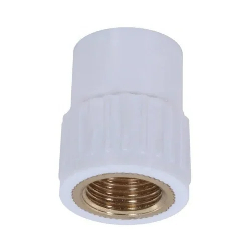 Upvc Brass Fta - White Round Design , Durable Industrial Grade Material With Multiple Size Options