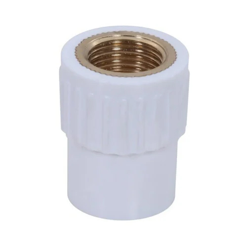 Upvc Brass Fta - White Round Design , Durable Industrial Grade Material With Multiple Size Options