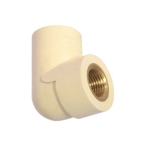 3 4x1 2 Cpvc Brass Elbow - Cpvc Material, 3/4"x1/2" Dimensions, White Color | Durable, Corrosion Resistant, Leak Proof Connections