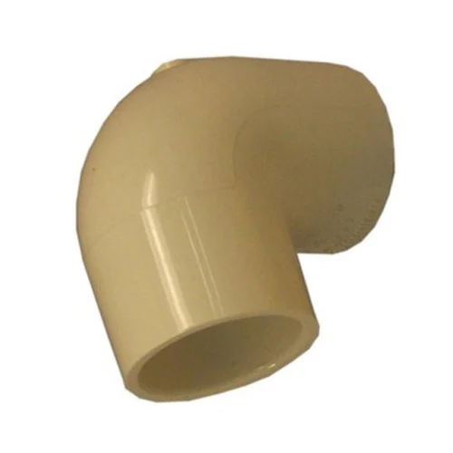 Cpvc Plain Elbow - Dull White, Different Sizes | Round Shape, Durable Cpvc Material For Industrial Use