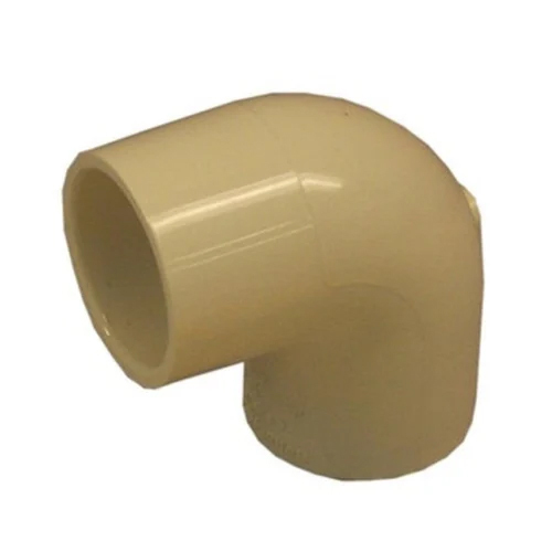Cpvc Plain Elbow - Dull White, Different Sizes | Round Shape, Durable Cpvc Material For Industrial Use