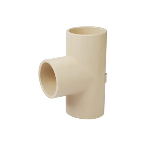Cpvc Plain Tee - Cpvc Material, Different Size, White Color | Female Connection, Round Shape