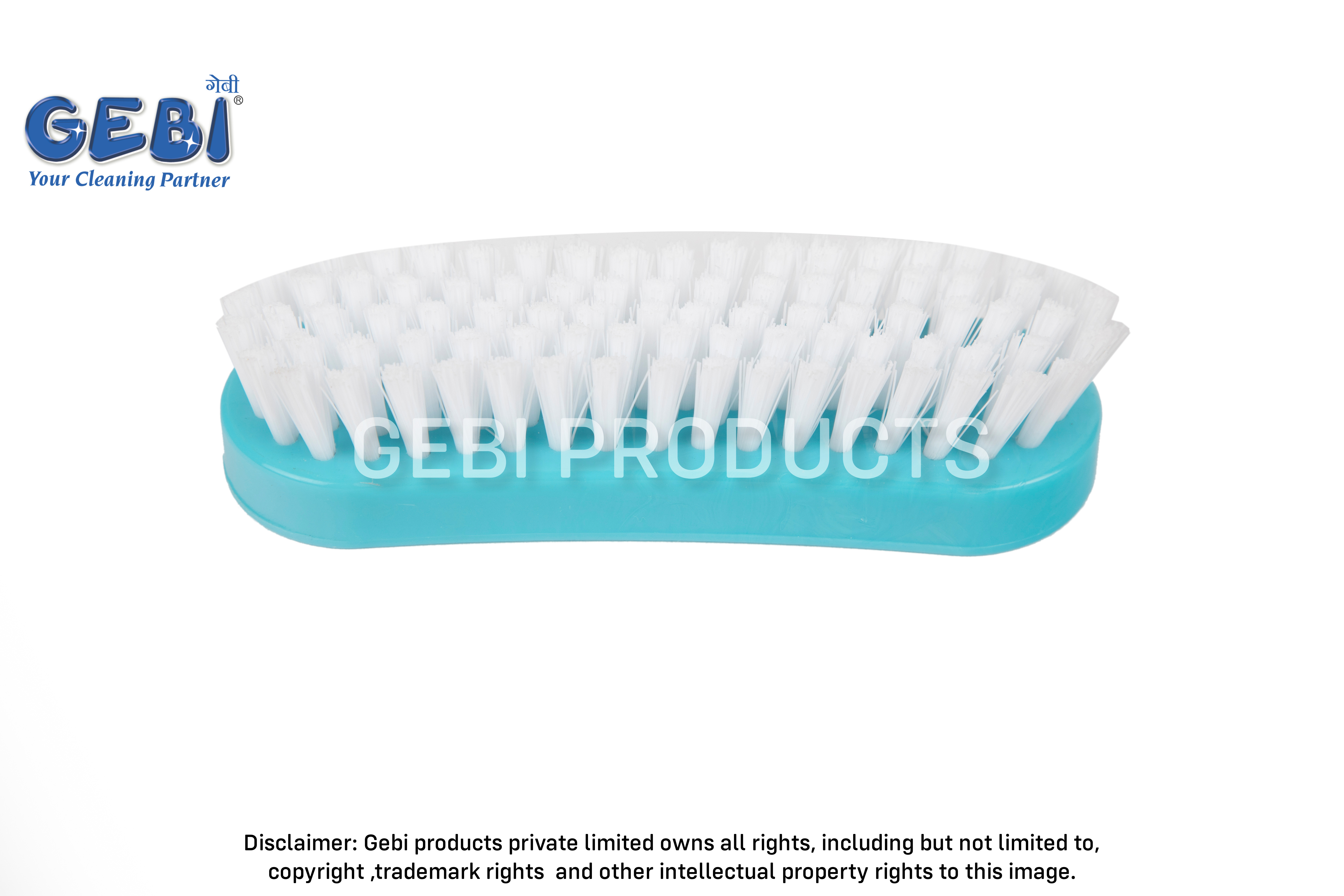 Soft Bristles Cloth Brush - Durable Pp Virgin Plastic Material, Ergonomic Design , Comfortable Grip, Tough On Stains, Sturdy And Compact
