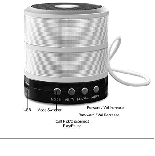 Ws-887 Mini Bluetooth Speaker Mini Bluetooth Sound Box Wireless Portable Bluetooth Speaker Tf-card Supported
