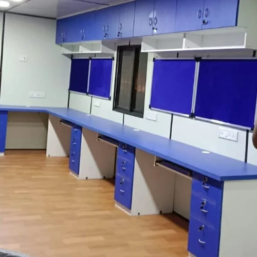 स्टील मॉड्यूलर पोर्टेबल ऑफिस केबिन