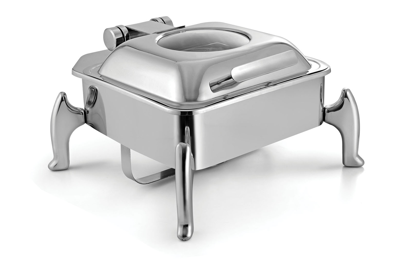 Silver Commercial Buffet Equipment Stainless Steel Chafing Dish